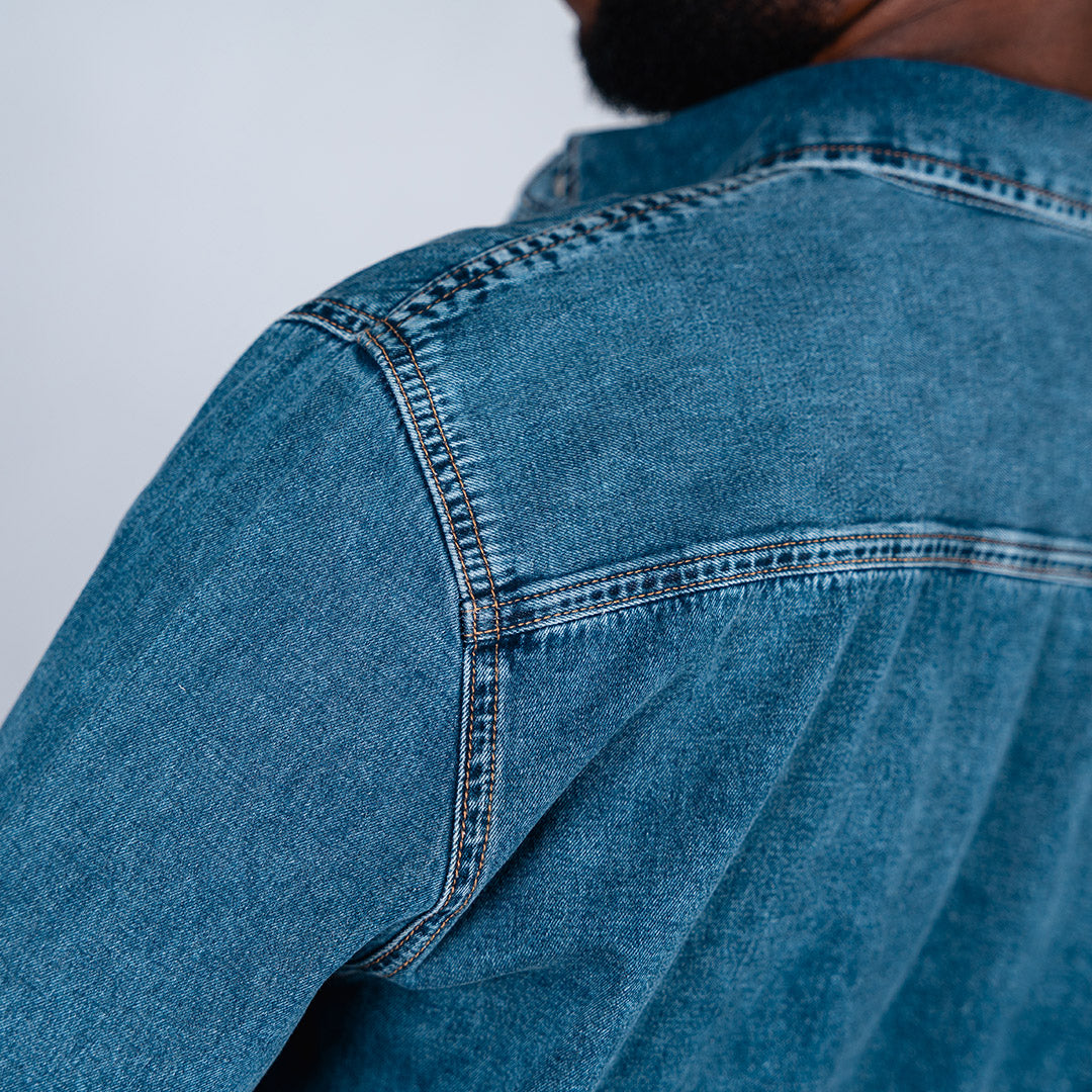 Copper Denim Shirt Medium Blue