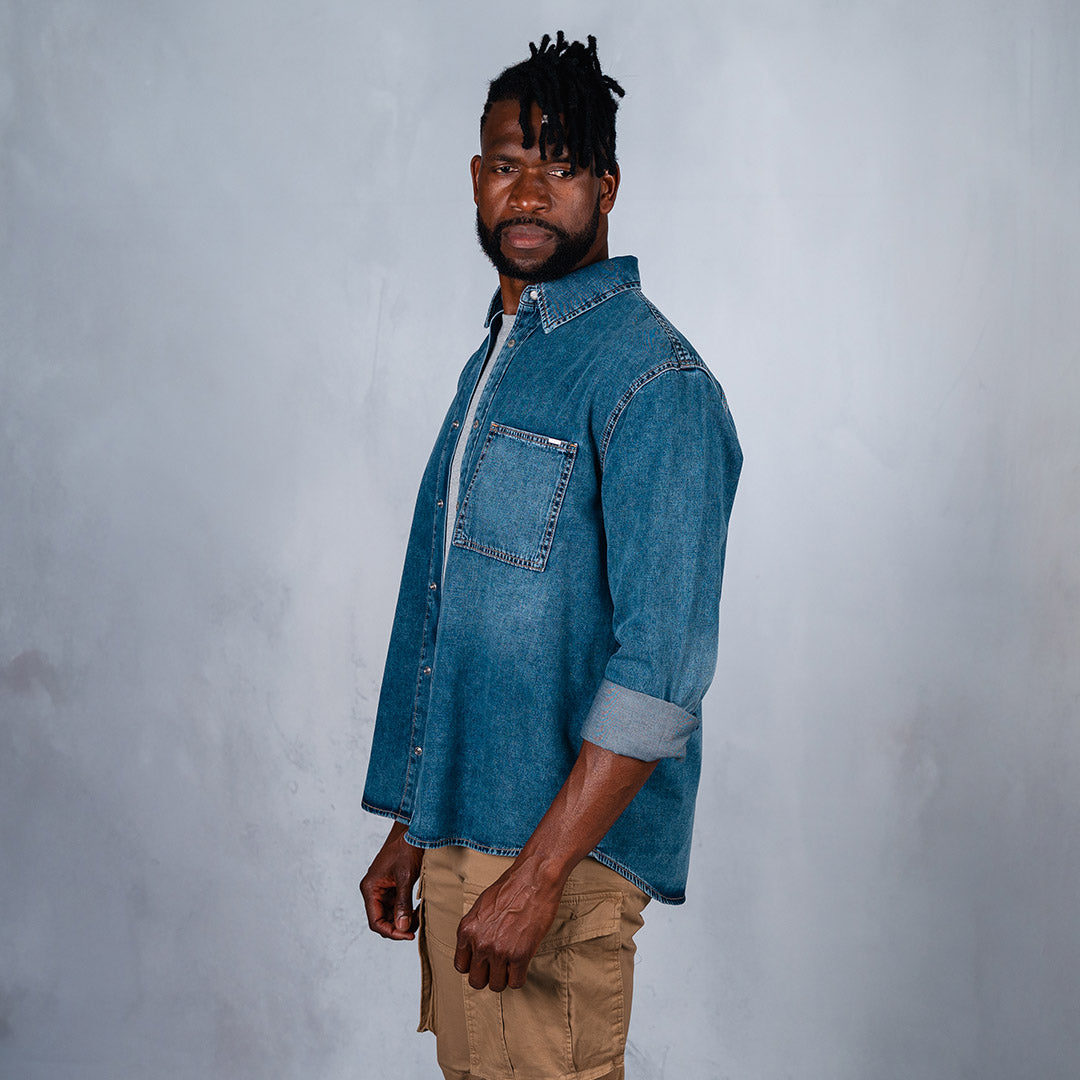 Copper Denim Shirt Medium Blue