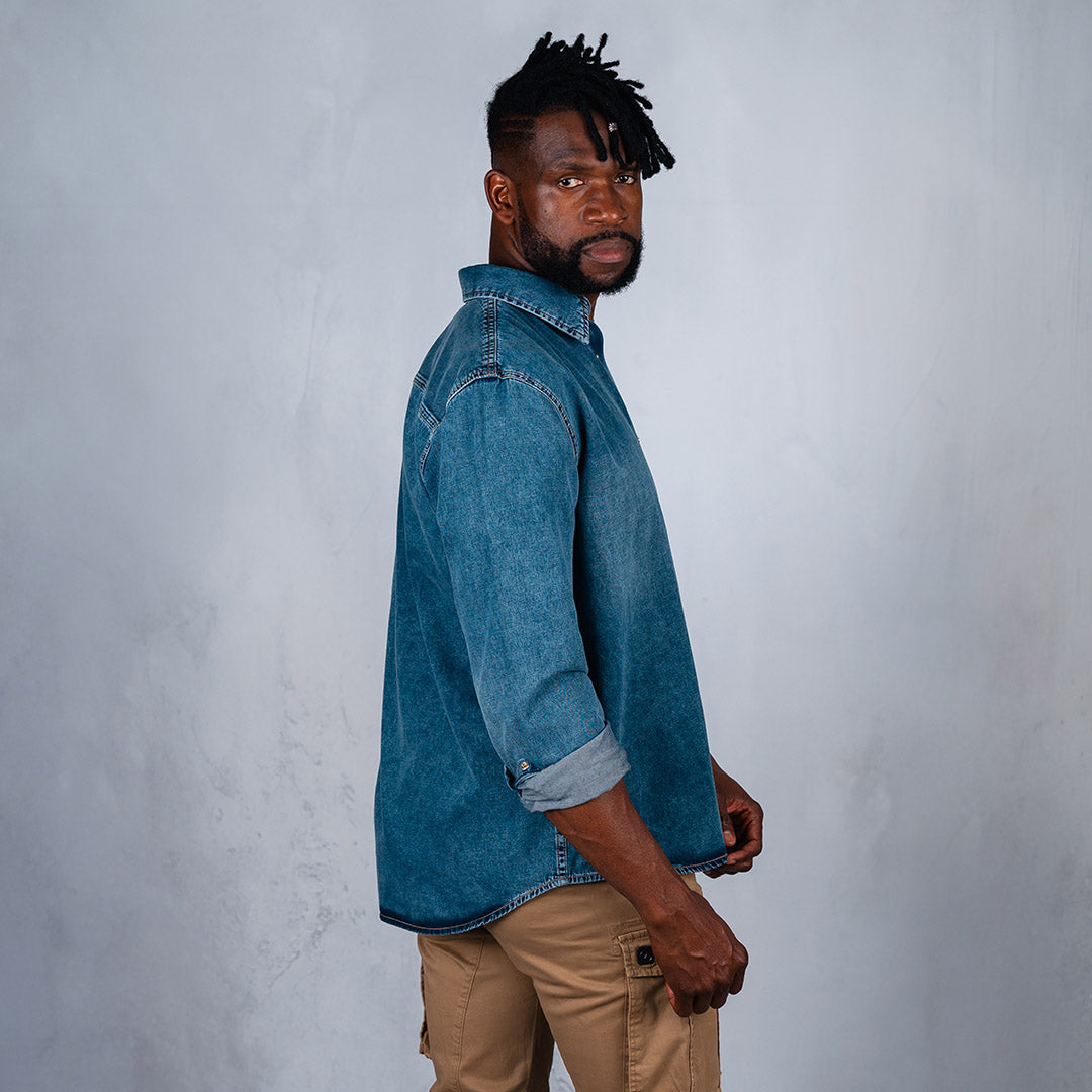 Copper Denim Shirt Medium Blue