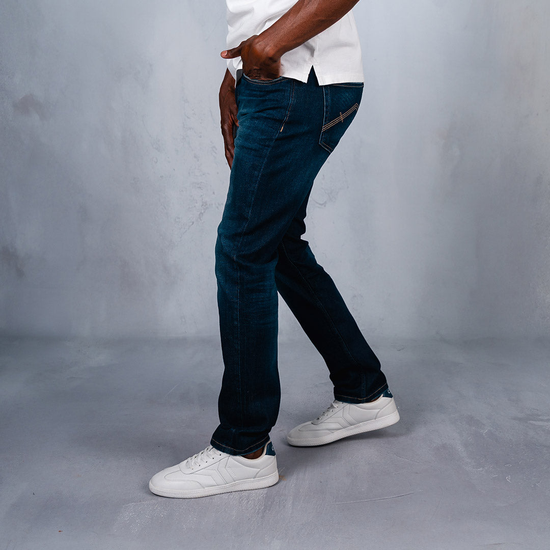 Copper Slim Fit Denim Dark Blue