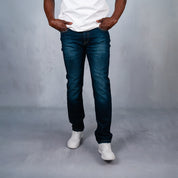 Copper Slim Fit Denim Dark Blue