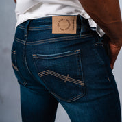 Copper Slim Fit Denim Dark Blue