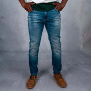 Copper Slim Fit Denim Mid Blue