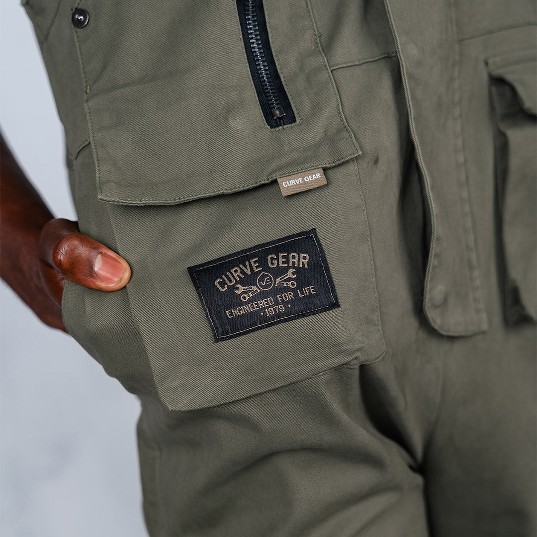 Curve Gear Dungaree Olive