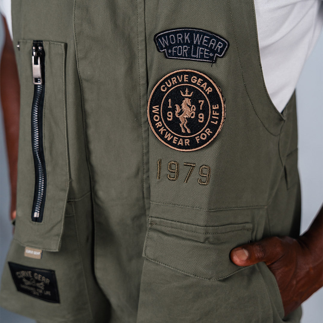 Curve Gear Dungaree Olive