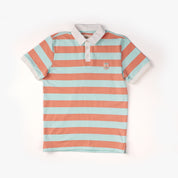 Elite Rugby Polo Coral & Green