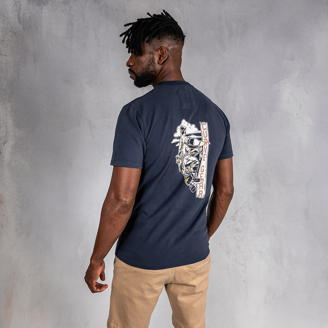 Keep Climbing T-Shirt Navy