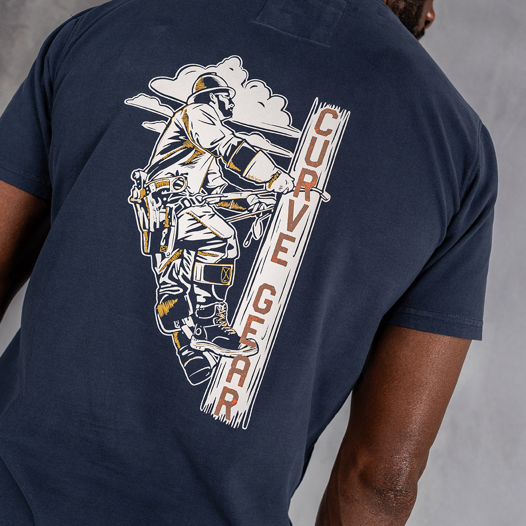Keep Climbing T-Shirt Navy