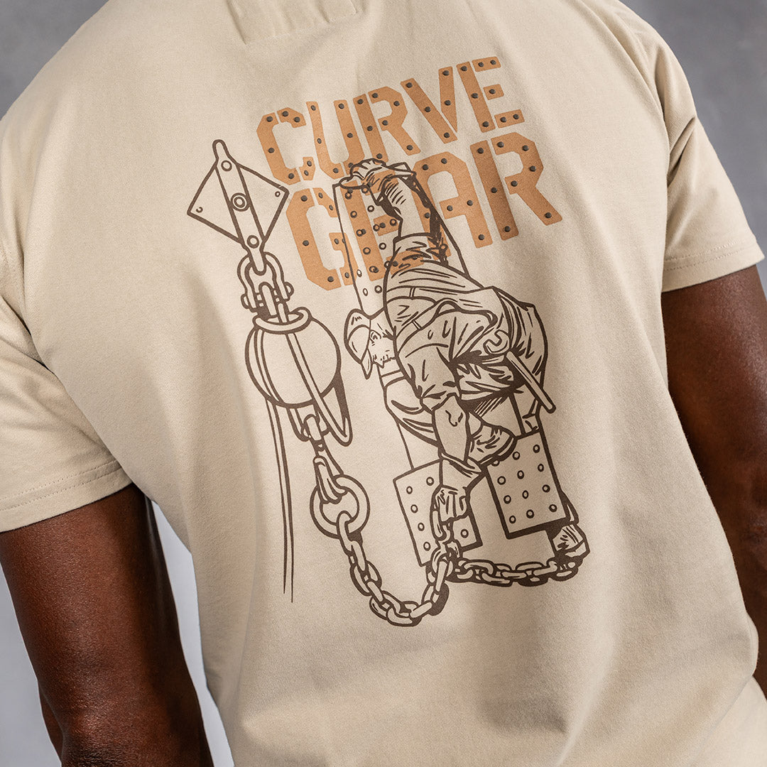 Vintage Mechanic T-Shirt Stone