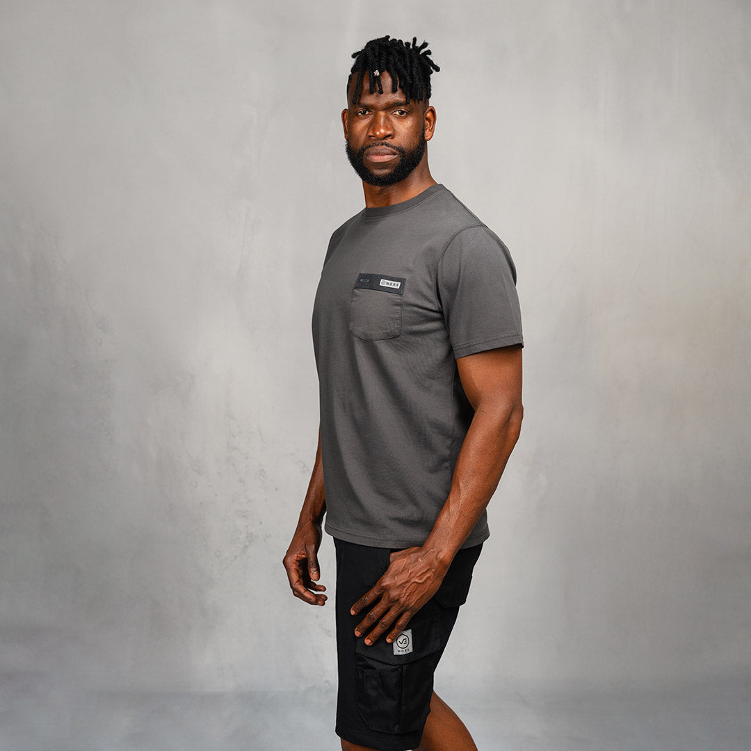 W.O.R.K Technical T-Shirt Charcoal