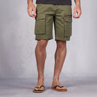 Dymaxa Zip Cargo Shorts Light Olive