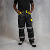W.O.R.K High Vis Padded Pants Yellow & Black