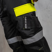 W.O.R.K High Vis Padded Pants Yellow & Black