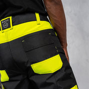 W.O.R.K High Vis Padded Pants Yellow & Black