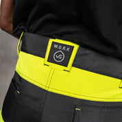 W.O.R.K High Vis Padded Pants Yellow & Black