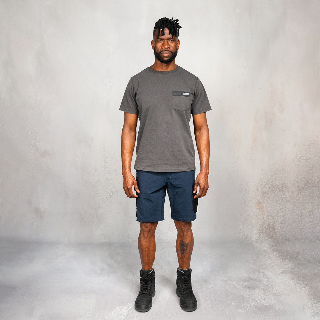 W.O.R.K Technical 4 Way Stretch Short Blue