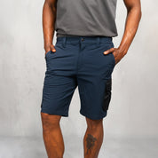 W.O.R.K Technical 4 Way Stretch Short Blue