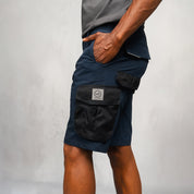 W.O.R.K Technical 4 Way Stretch Short Blue