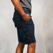W.O.R.K Technical 4 Way Stretch Short Blue