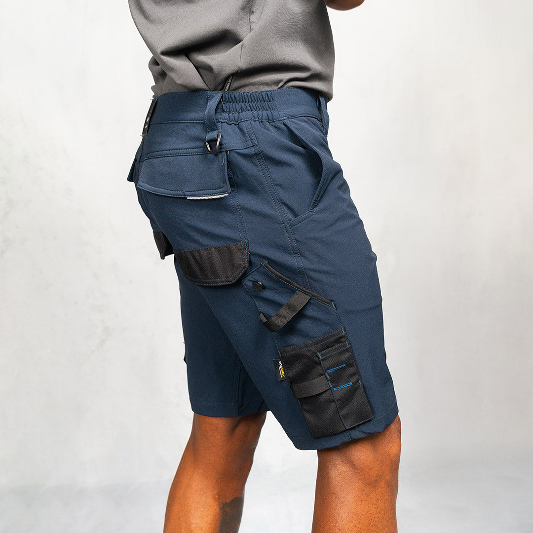 W.O.R.K Technical 4 Way Stretch Short Blue