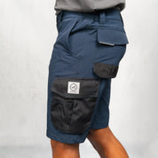 W.O.R.K Technical 4 Way Stretch Short Blue