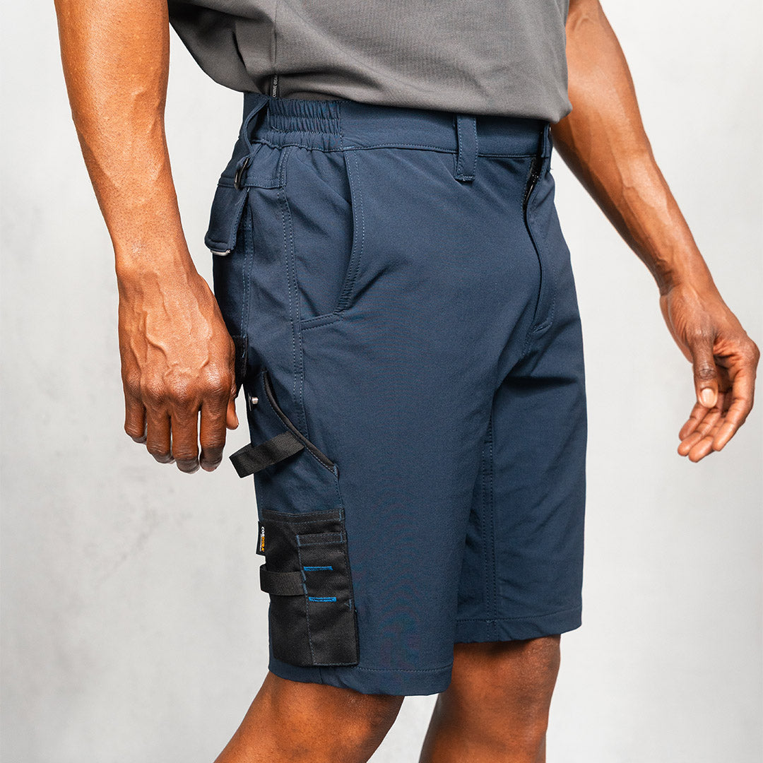 W.O.R.K Technical 4 Way Stretch Short Blue
