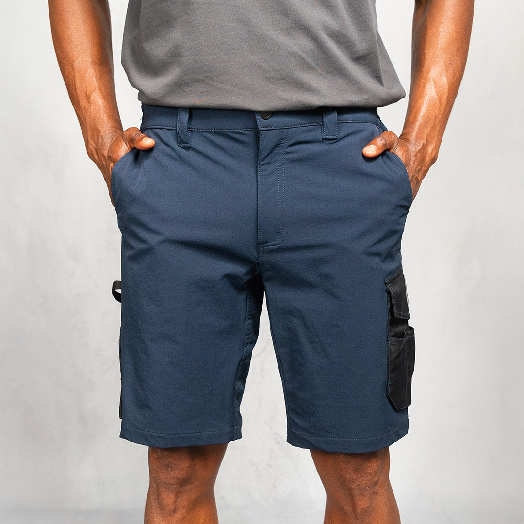W.O.R.K Technical 4 Way Stretch Short Blue