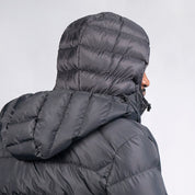 Bionic L/Sleeve Puffer With Hood Black