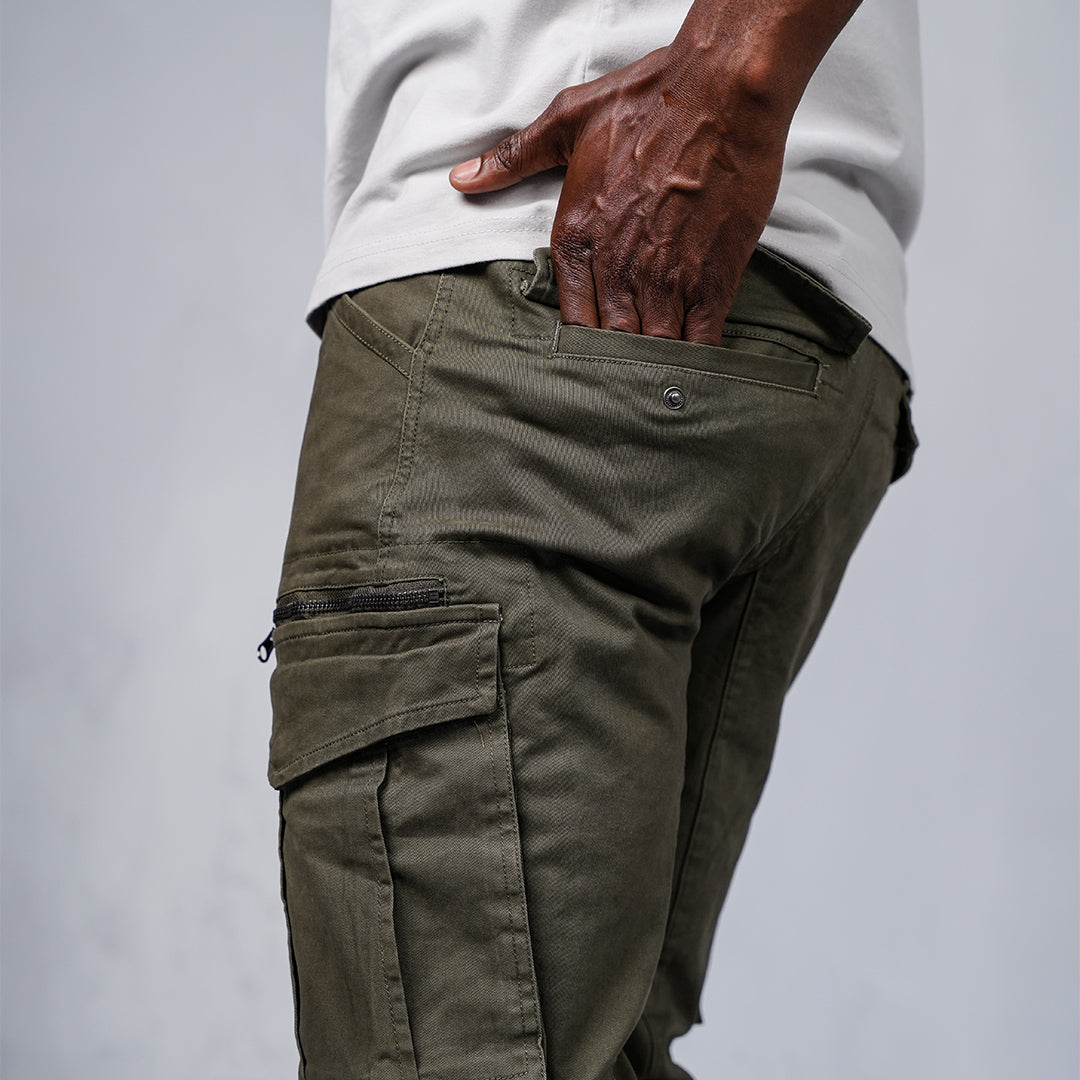 Dymaxa Zip Utility Pant Dark Olive