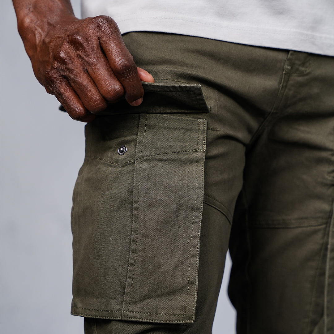 Dymaxa Zip Utility Pant Dark Olive