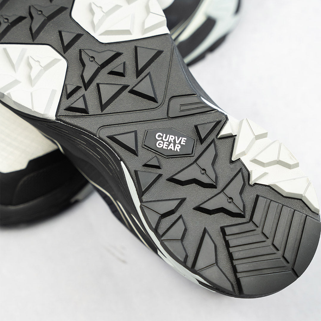 Apex Low Cut Safety Shoe Black & Grey