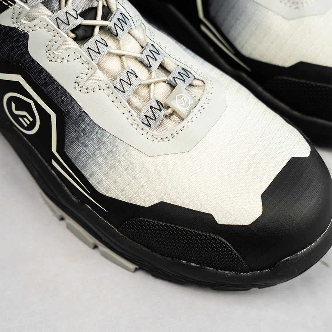 Apex Mid Top Safety Shoe Black & Grey