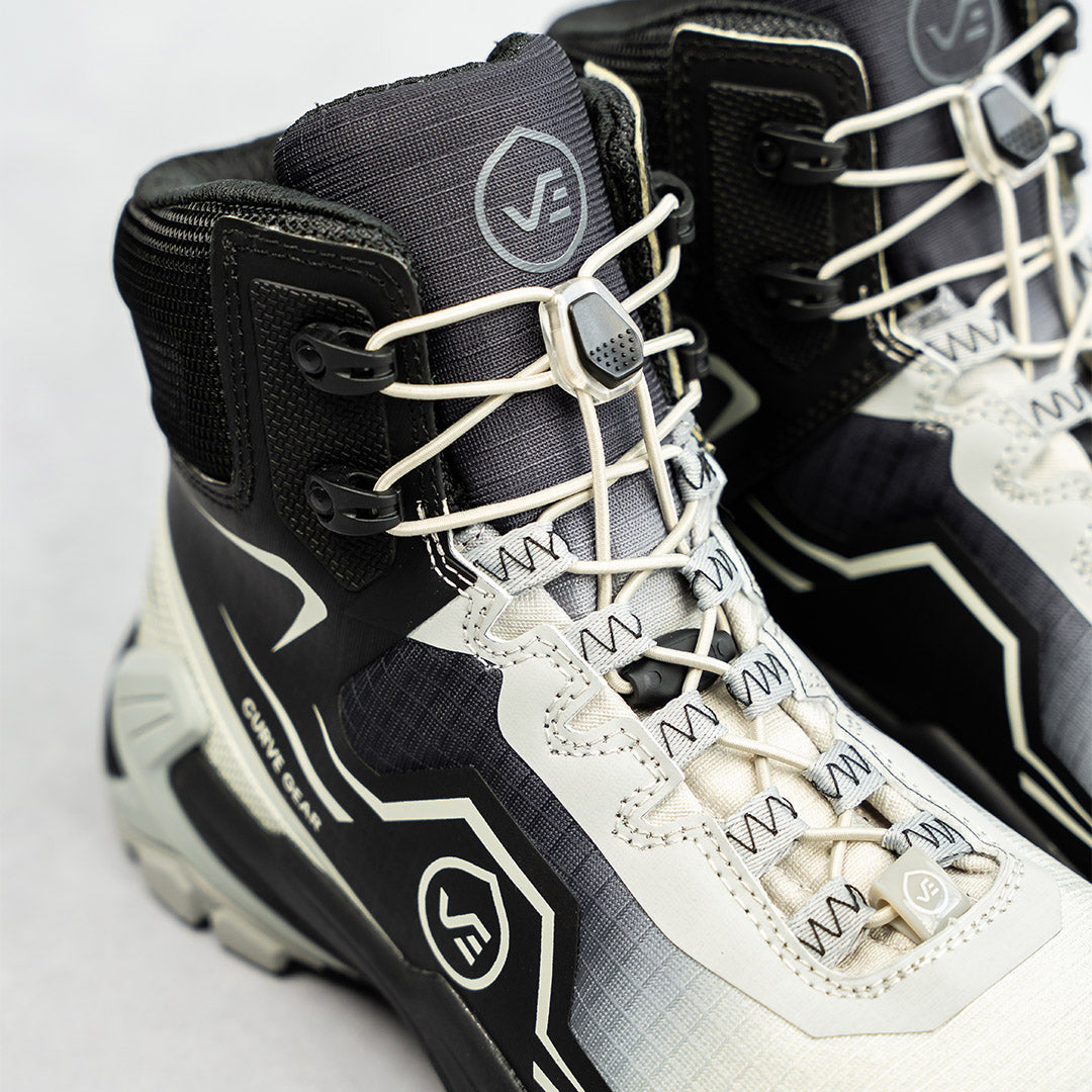 Apex Mid Top Safety Shoe Black & Grey