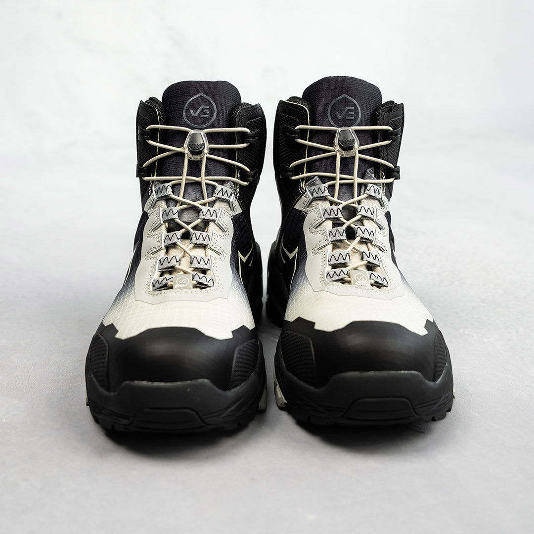 Apex Mid Top Safety Shoe Black & Grey