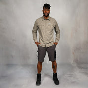 W.O.R.K Technical 4 Way Stretch Short Grey