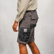 W.O.R.K Technical 4 Way Stretch Short Grey