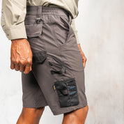 W.O.R.K Technical 4 Way Stretch Short Grey