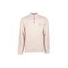1/4 Button Wool Knit Sand