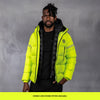 Bionic L/Sleeve Puffer With Hood Reflective Yellow