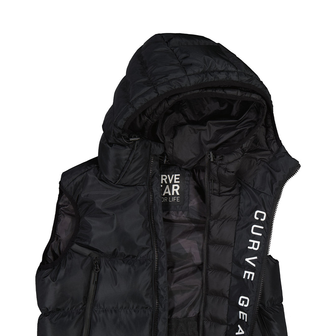 Bionic Sleeveless With Hood Black