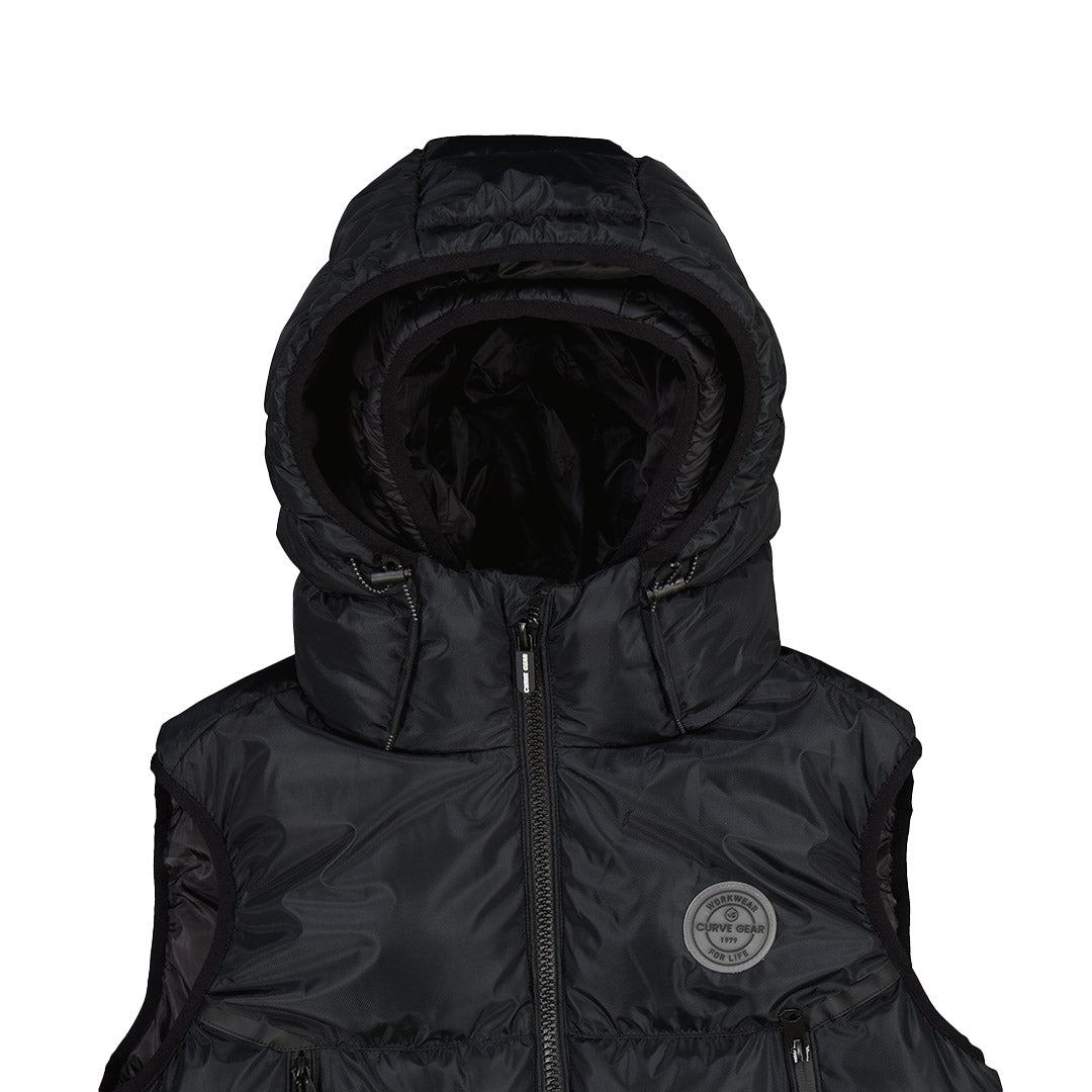 Bionic Sleeveless With Hood Black