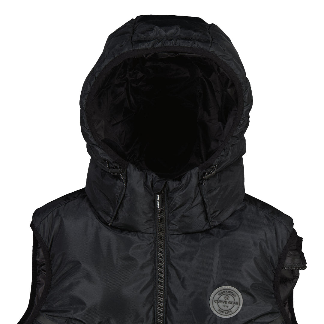 Bionic Sleeveless With Hood Black