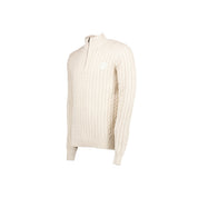 Cable Zip Knitwear Cream