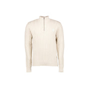 Cable Zip Knitwear Cream