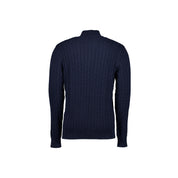 Cable Zip Knitwear Navy
