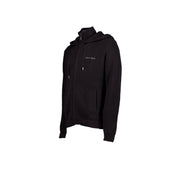 Forge Zip Up Knit Hoodie Black