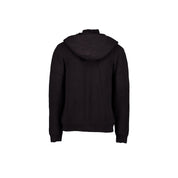 Forge Zip Up Knit Hoodie Black