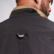 W.O.R.K 4 Way Stretch Zip Up Jacket Black