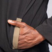 W.O.R.K 4 Way Stretch Zip Up Jacket Black