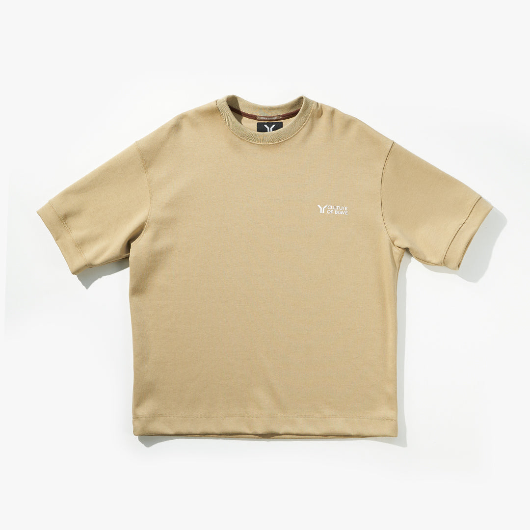 COB Boxy T-Shirt Sand